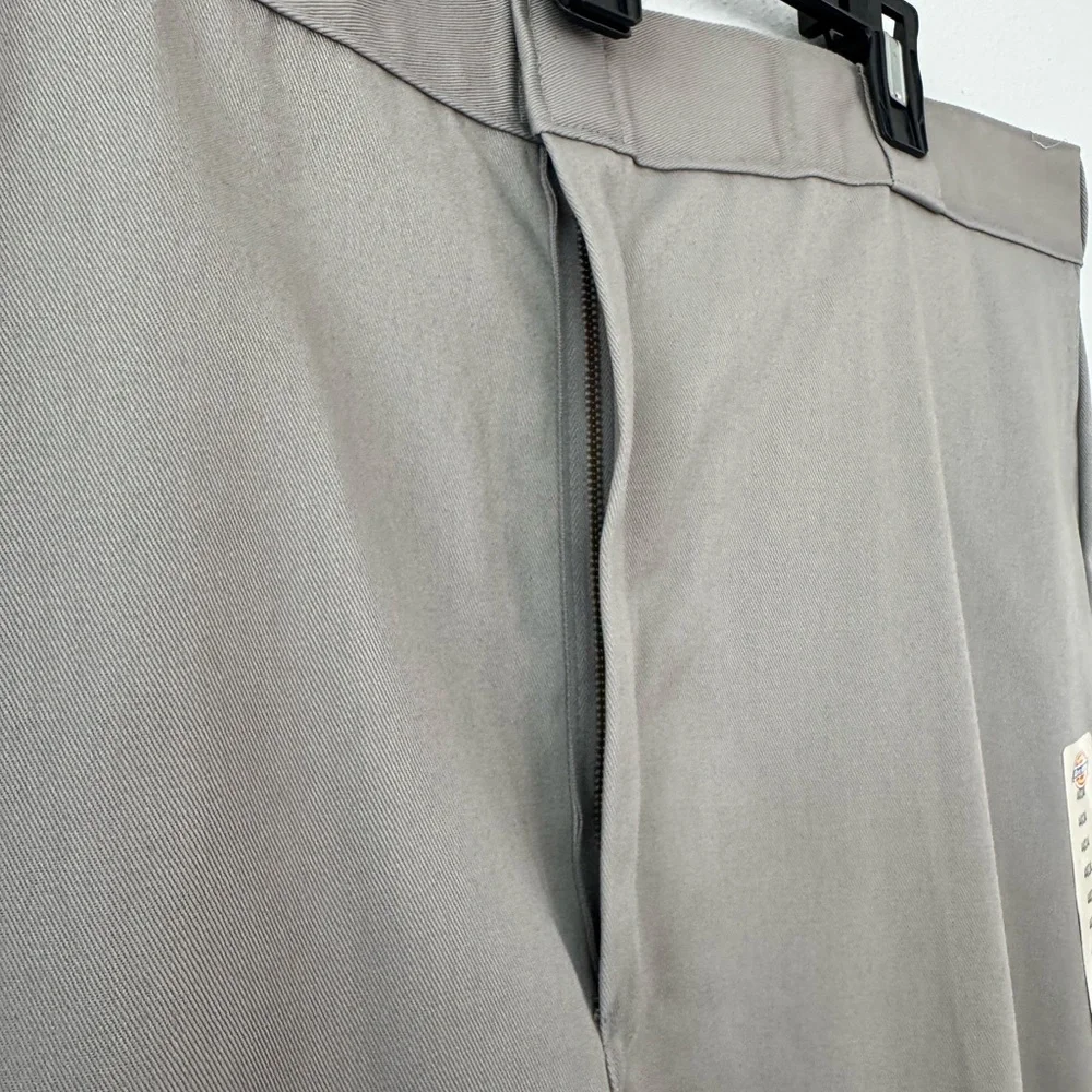 Dickies 874 Men's Work Gray Pants Durable Front Zipper Stain Release Size 44x 34 - Picture 9 of 13